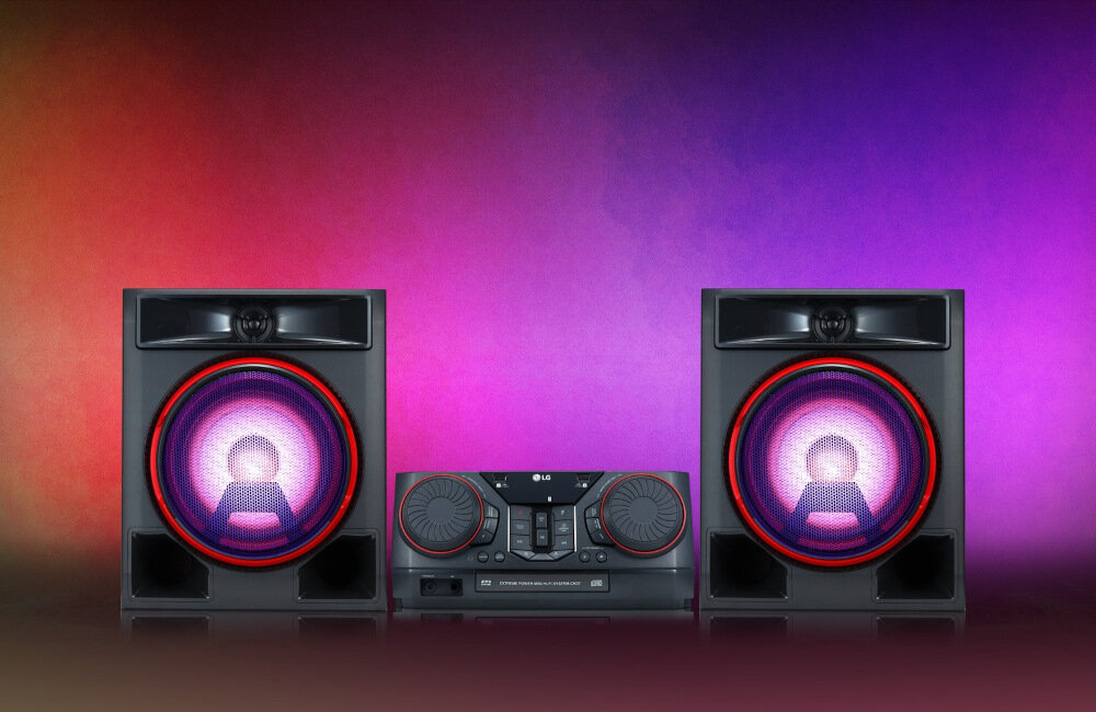 WIEŻA LG CK56 BLUETOOTH CD USB FM AUX CD-R/RW tuner FM moc znamionowa