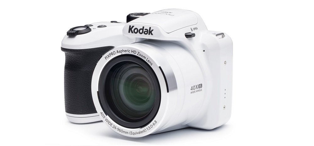 Aparat Kodak AZ401 widok bok biały 