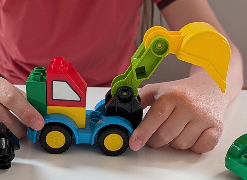 Klocki plastikowe ASKATO Klocki małych geniuszy RoboGiant 910732