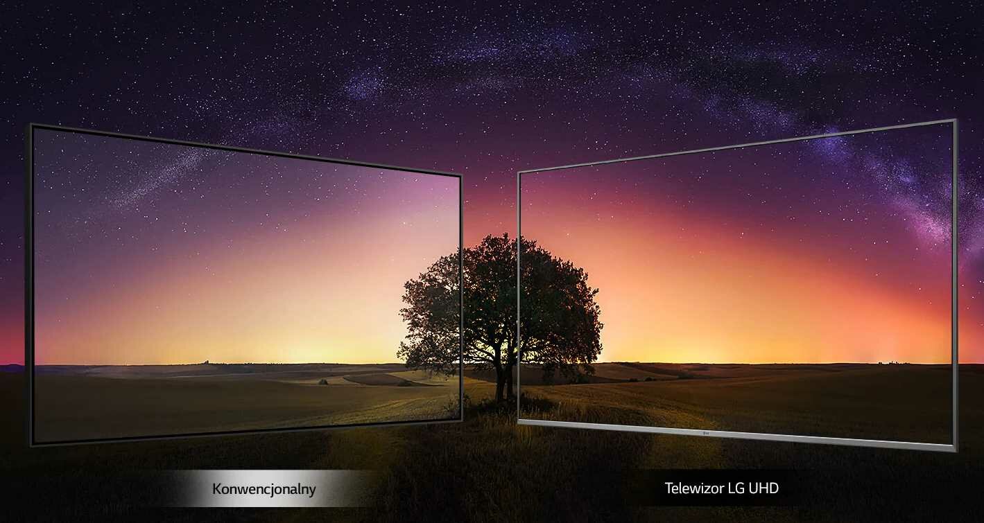 Telewizor LG LED UK7550  - kąt widzenia