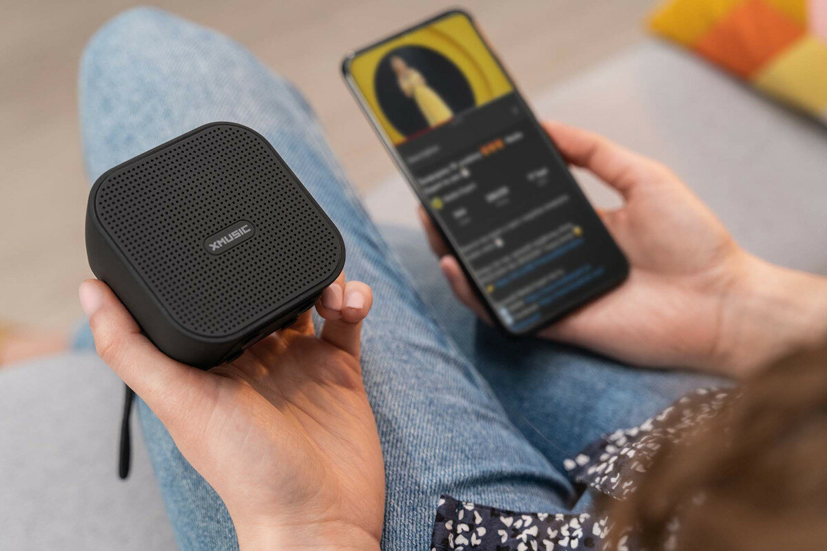Głośnik Mobilny XMUSIC BTS300K Czarny - Łączność