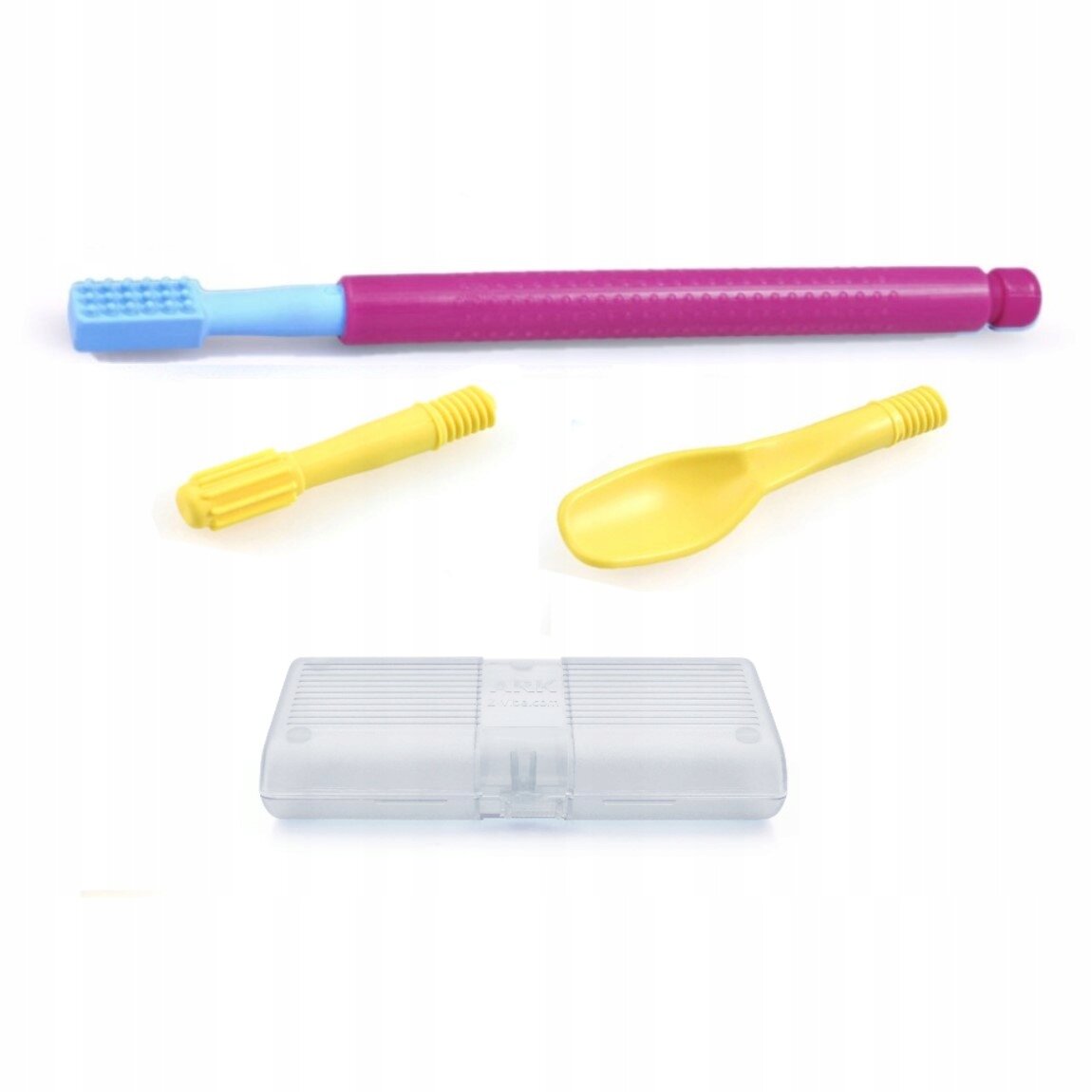 Wibrator Logopedyczny Z-VIBE CARRY KIT ( 3 końcówki ) Fuksja