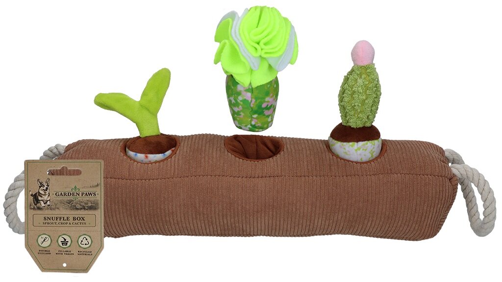 Zabawka GARDEN PAWS Snuffle Box Sprout, Crop & Cactus