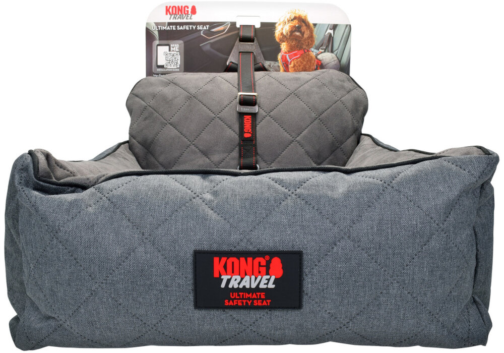 Transporter samochodowy KONG 10760 Travel Ultimate Safety Seat Niebiesko-szary