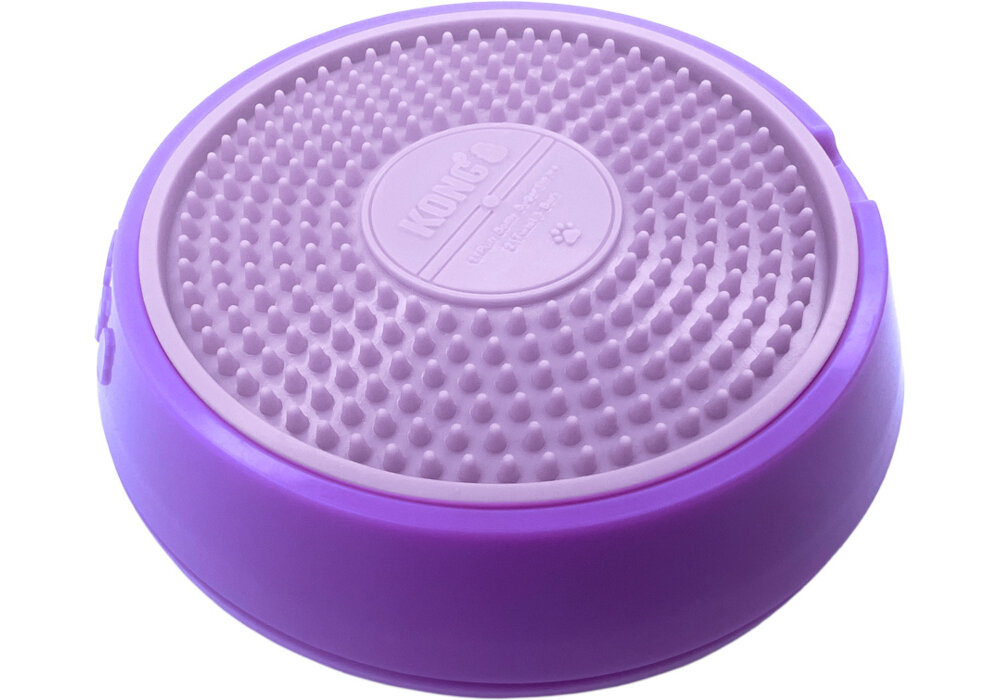 Zabawka do lizania KONG PLPS3E Licks Spinz S Fioletowy