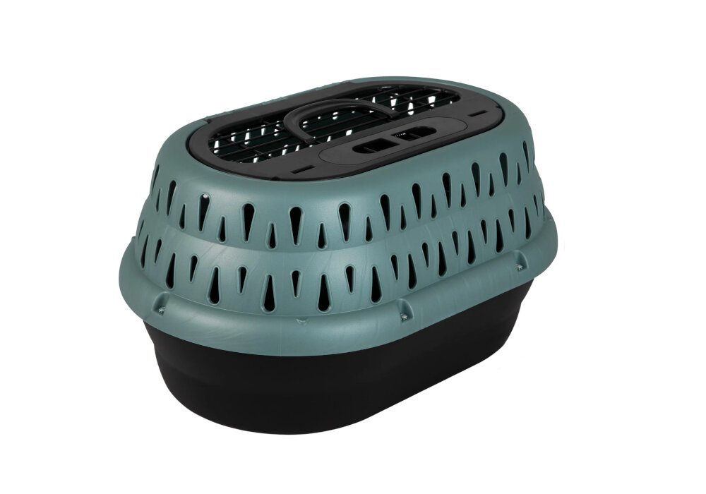 Transporter PETMATE PETM41454 Top Load Cat Kennel Pearl Zielono-czarny