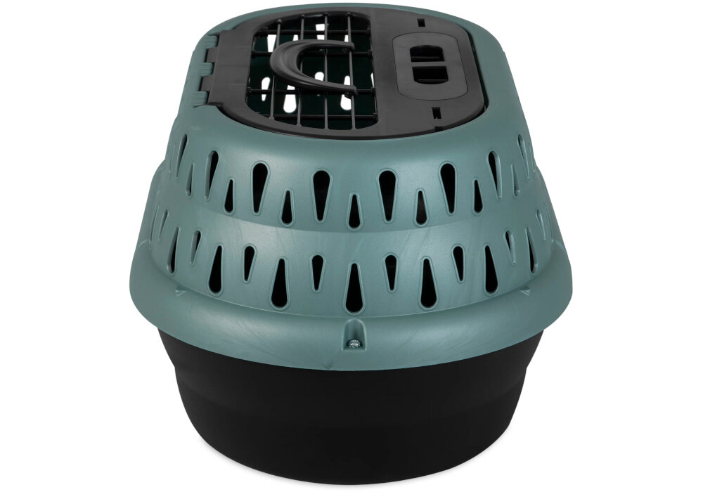 Transporter PETMATE PETM41454 Top Load Cat Kennel Pearl Zielono-czarny