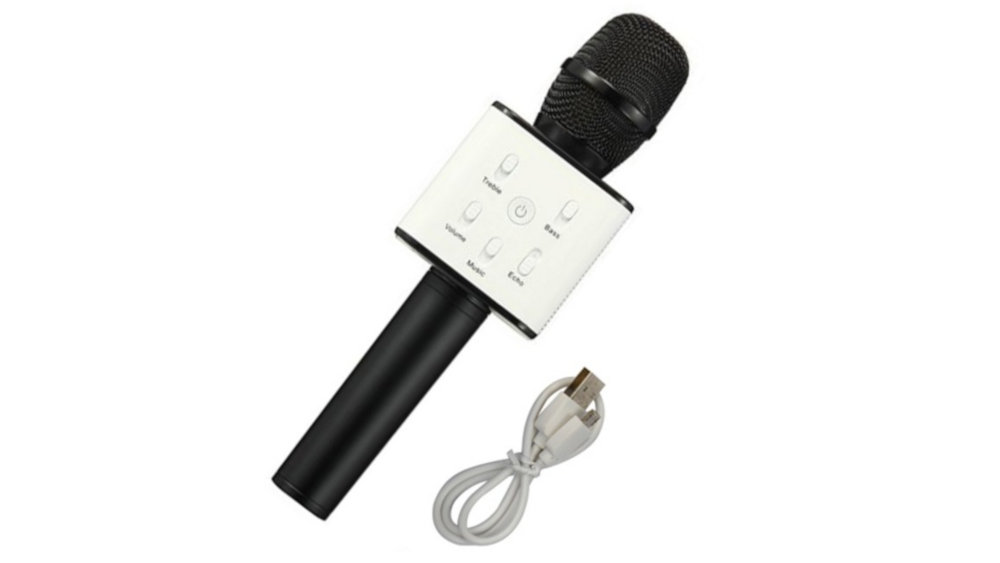 Mikrofon z Głośnikiem XREC Karaoke Czarny - Ogólny