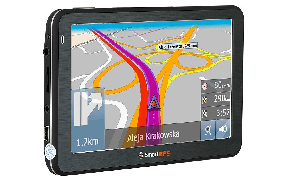 Nawigacja SMART SG750 Cam EU ekran mapy sterowanie gps rysik uchwyt samochód