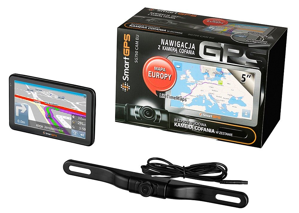 Nawigacja SMART SG790 Cam EU ekran mapy sterowanie gps rysik uchwyt samochód