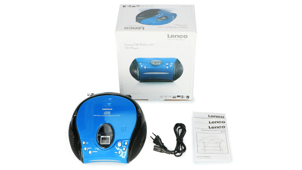 Radioodtwarzacz LENCO SCD-24 - zestaw