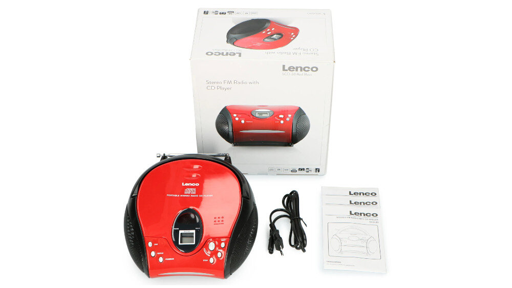 Radioodtwarzacz LENCO SCD-24 - zestaw