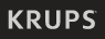 Logo KRUPS na czarnym tle.