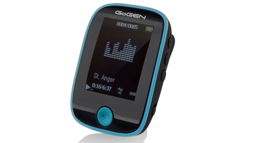 Odtwarzacz MP3 GOGEN MXM 421 Czarno-Niebieski - Ogólny