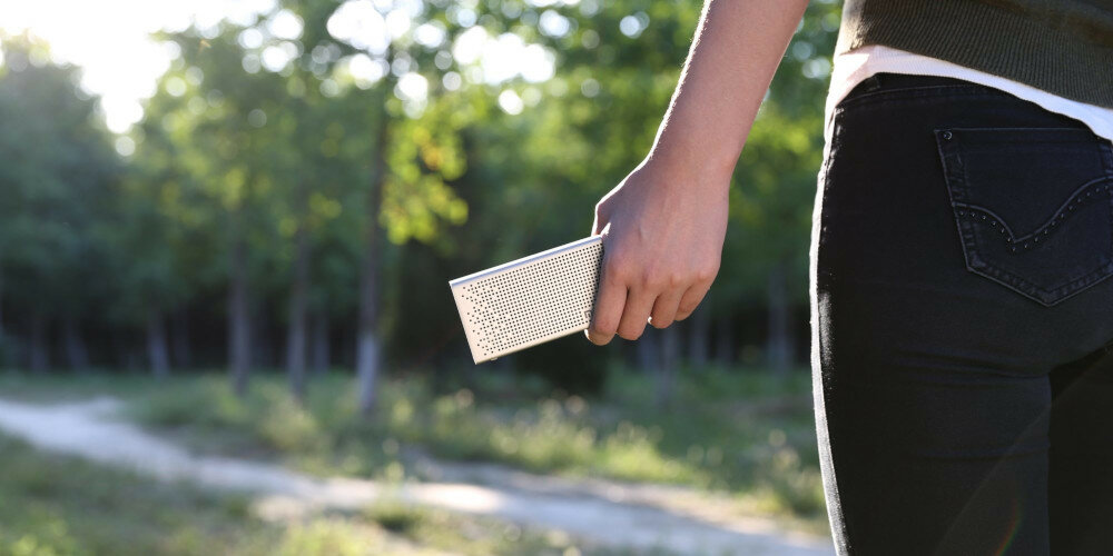 Głośnik mobilny XIAOMI Mi Speaker Niebieski akumulator czas ladowania