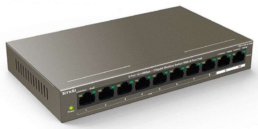 Switch TENDA TEF1110P-8-102W - zlacza 