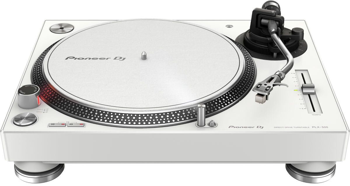 Gramofon PIONEER Dj PLX-500-W Biały szybki start prędkość odtwarzania przedwzmacniacz