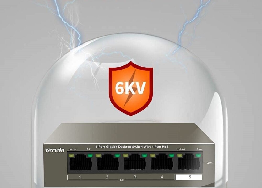 Switch TENDA TEF1105P-4-63W - funckjonalnosc
