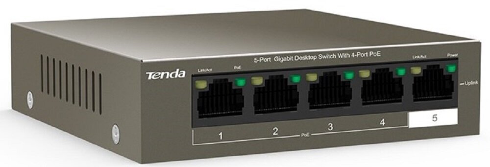 Switch TENDA TEG1105P-4-63W - niezawodnosc