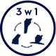 Ikona w kształcie ciemnoniebieskiego koła z białym napisem \'3 WT\' na górze.