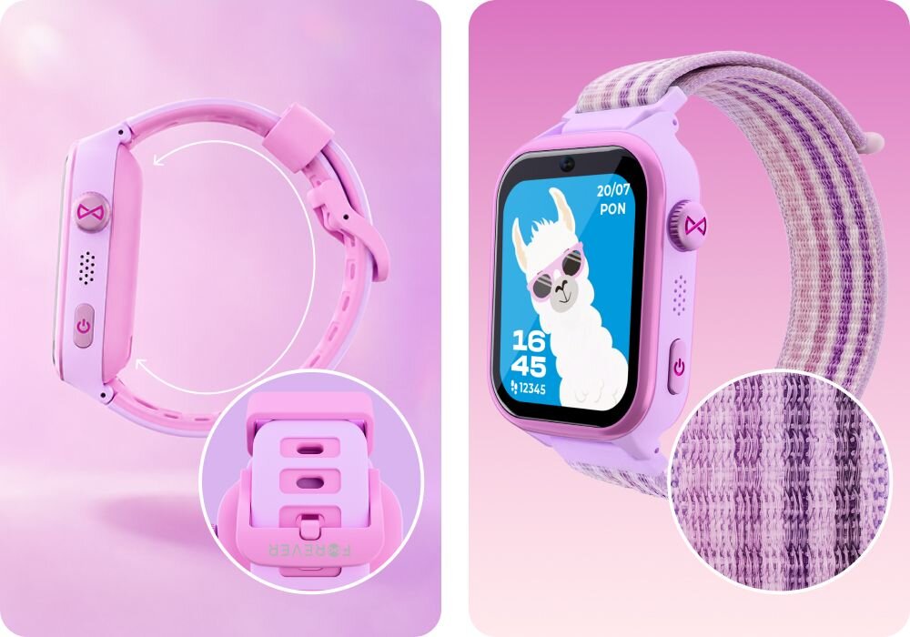 FOREVER Kids KW-540 lekka obudowa pasek dziecięcy komfort noszenia