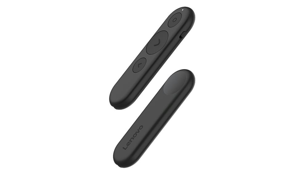 LENOVO Portable Rechargeable GXH1Q30399 Lenovo Portable Rechargeable Presentation Remote biurze spotkań zdalnych 92,7 x 29,8 x 9,6 mm systemów Windows i macOS - Dwa bezprzewodowe piloty do prezentacji z nawigacyjnymi przyciskami