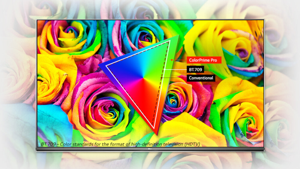 Telewizor LG UH7507  - kolory