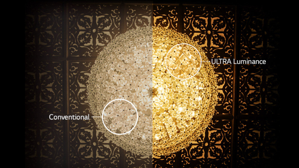 Telewizor LG UH7507  - jasność