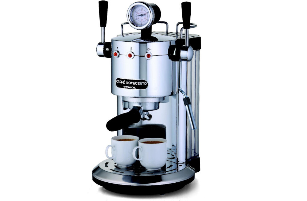 Ekspres ARIETE Caffe Novecento 1387 Funkcja spieniania mleka Opcja podgrzewania kawy