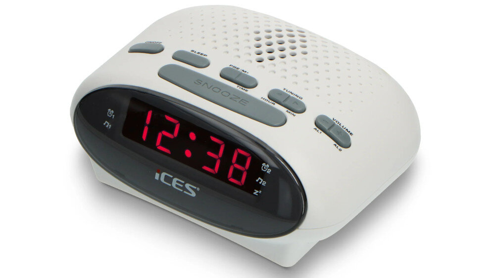 Radiobudzik ICES ICR-210  - wymiary