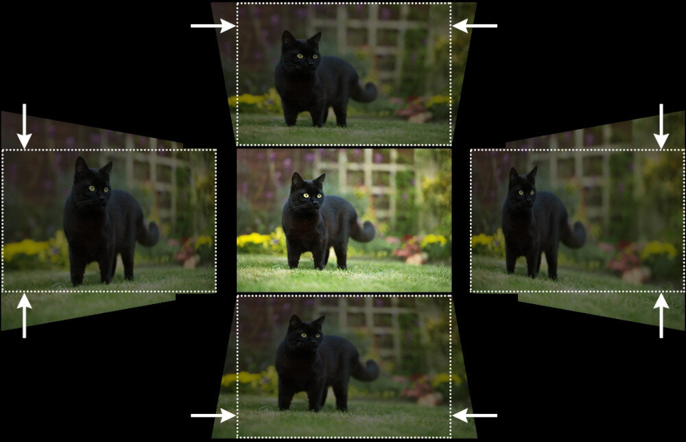 Projektor ACER P6200 korekcja zniekształcenia