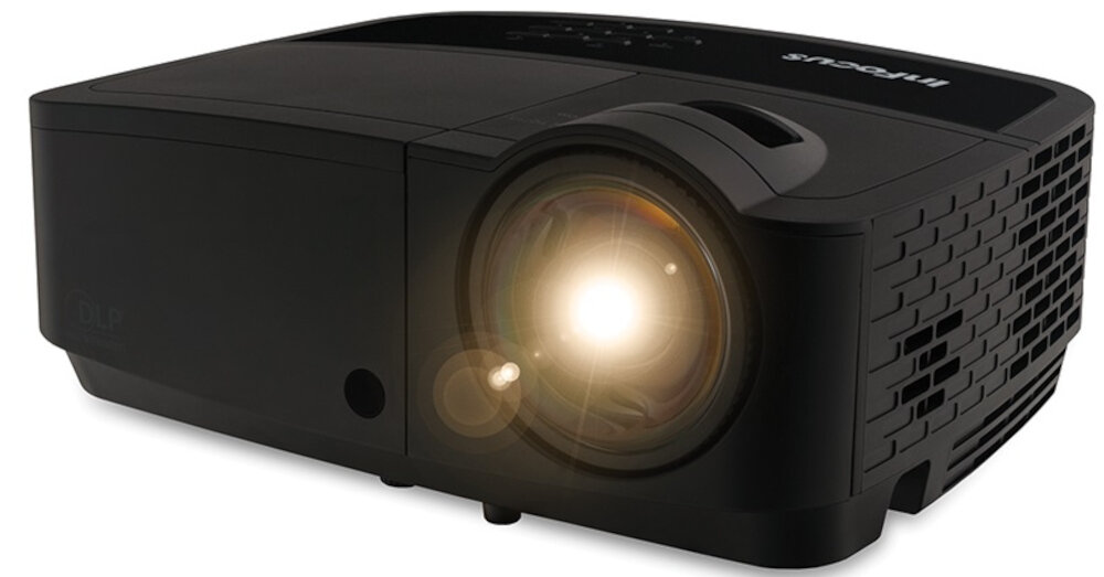 Projektor INFOCUS IN126STx design wyglad elegancki prosty ponadczasowy do kazdego wnetrza