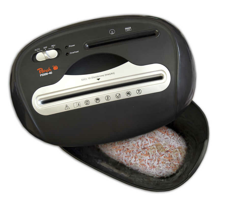Niszczarka PEACH PS500-40 - Automatyczny start