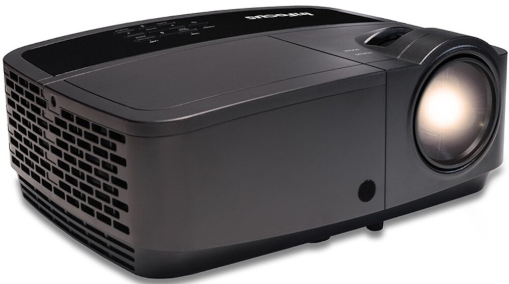 Projektor INFOCUS IN2128HDx zastosowanie do biura do domu do szkoly nowoczesny design ciekawa stylistyka wyglad prezentacja funkcje