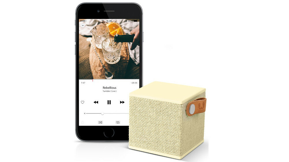 Głośnik mobilny FRESH N REBEL Rockbox Cube Fabriq Edition - bluetooth
