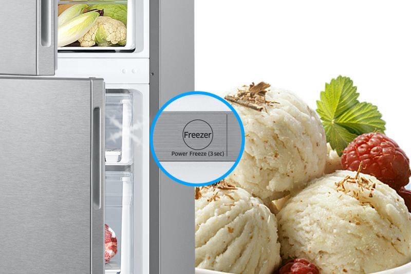 Samsung Power Freeze. Szybkie zamrażanie produktów Samsung Power Freeze. Szybkie zamrażanie produktów