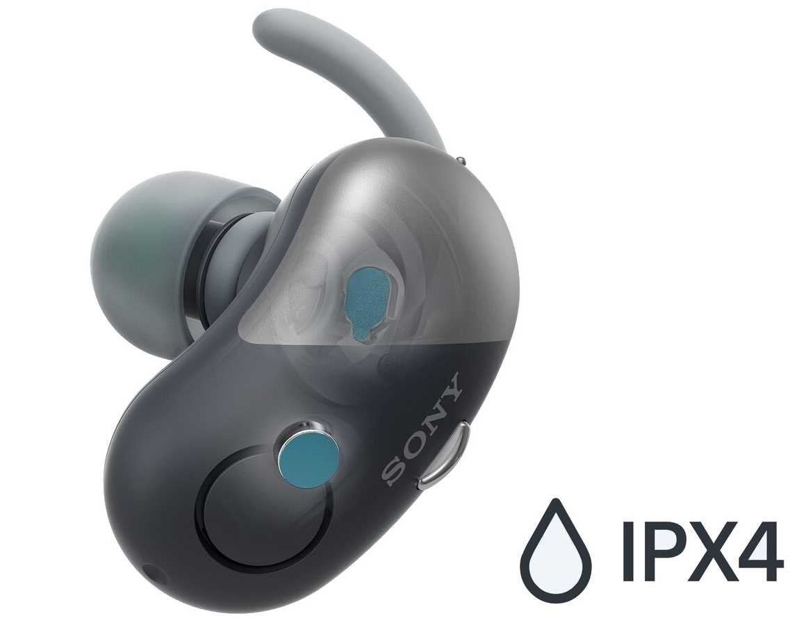 Słuchawki nauszne SONY WF-SP700N - IPX4 