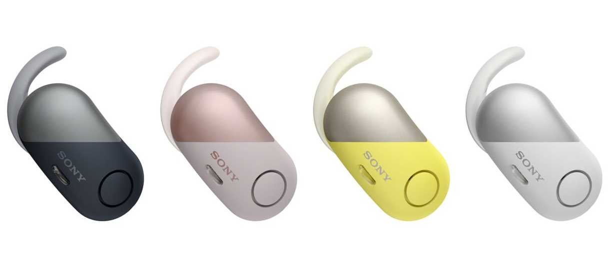 Słuchawki nauszne SONY WF-SP700N - Słuchawki