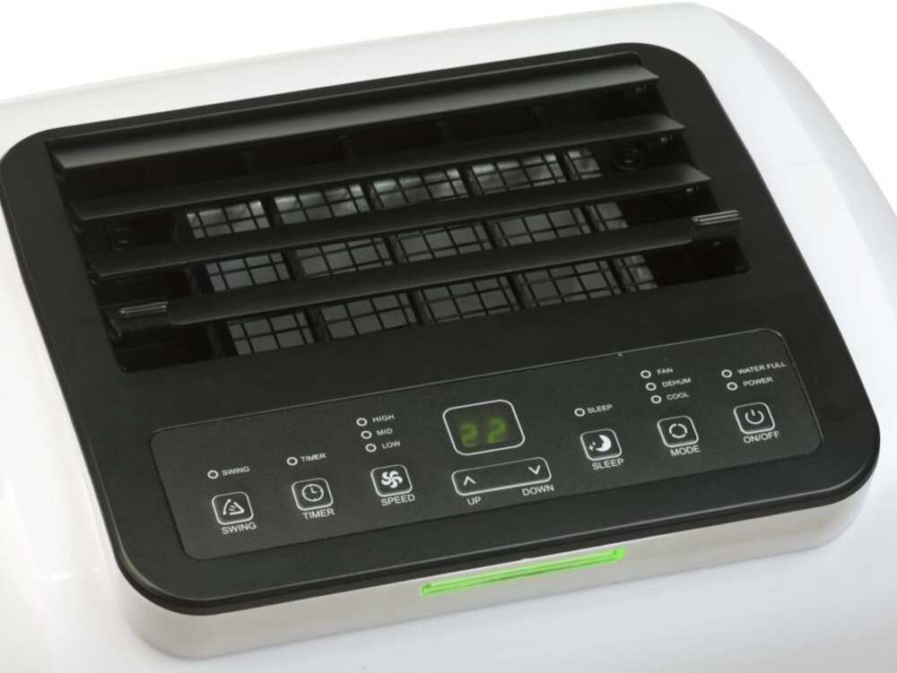 Klimatyzator VOLTENO VO0651 3500 panel sterowania pilot elektroniczna regulacja programowanie 24-godzinny timer funkcja Sleep