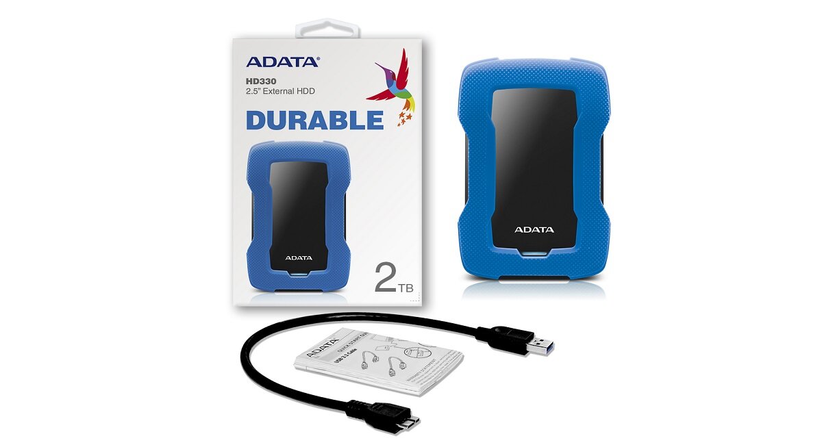 Dysk ADATA Durable Lite HD330 Bezpieczny transport