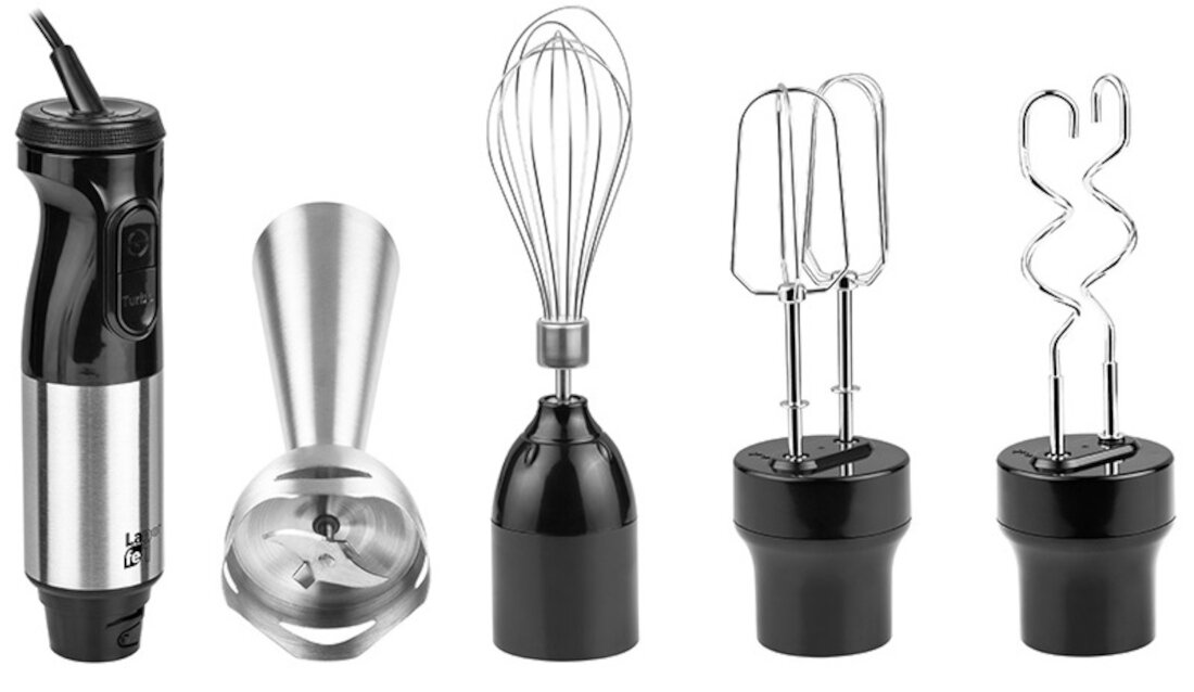 Blender LAFE BZL001 bogaty zestaw koncowek