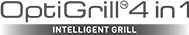 Logo z napisem \'OptiGrill 4 in 1\' oraz \'INTELLIGENT GRILL\'.