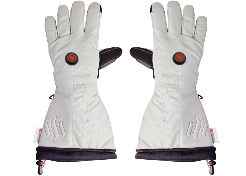 Podgrzewane rękawice GLOVII GS8XL (rozmiar XL) Szary Włókno węglowe emisja fal podczerwonych