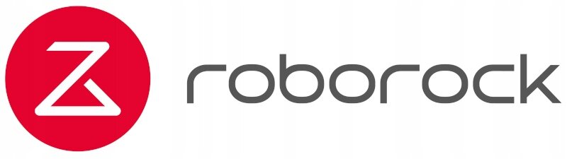 Logo z czerwonym okręgiem zawierającym białą literę \'Z\' oraz szary napis \'roborock\'.