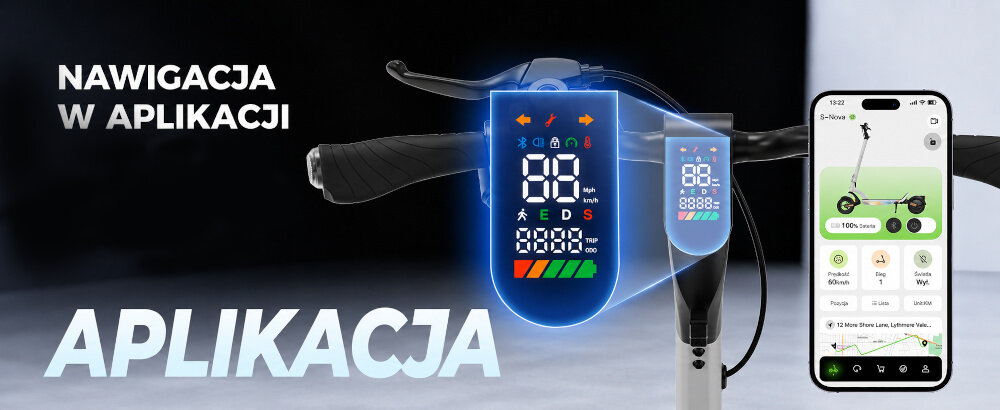 Hulajnoga elektryczna ISINWHEEL S Nova 31km 500W Amortyzacja 8.5