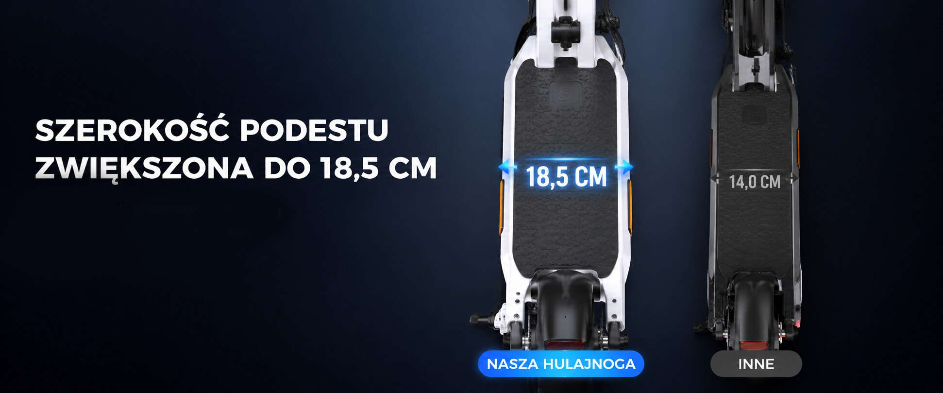 Hulajnoga elektryczna ISINWHEEL S Nova 31km 500W Amortyzacja 8.5
