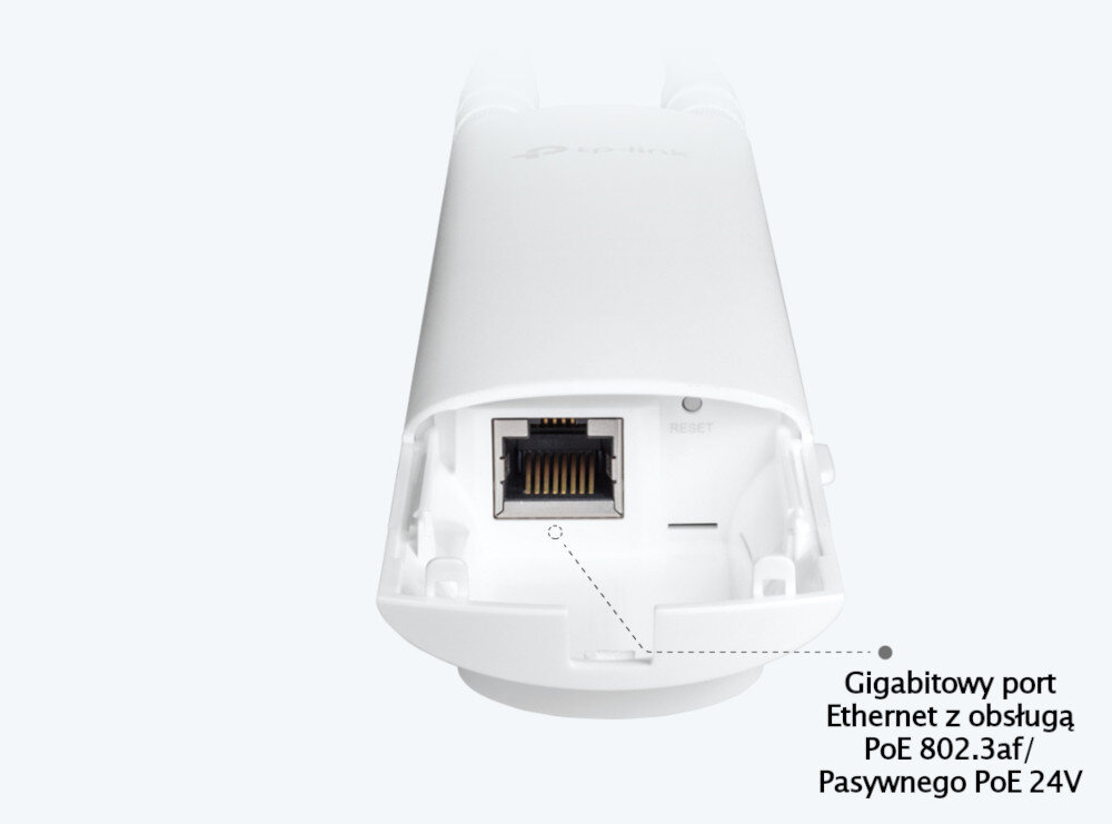Punkt dostępu TP-LINK EAP225 PoE 802.3af Pasywne przełącznika zasilacza