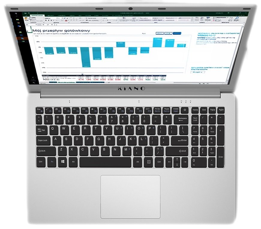 Laptop KIANO SlimNote 15.6 - Klawiatura