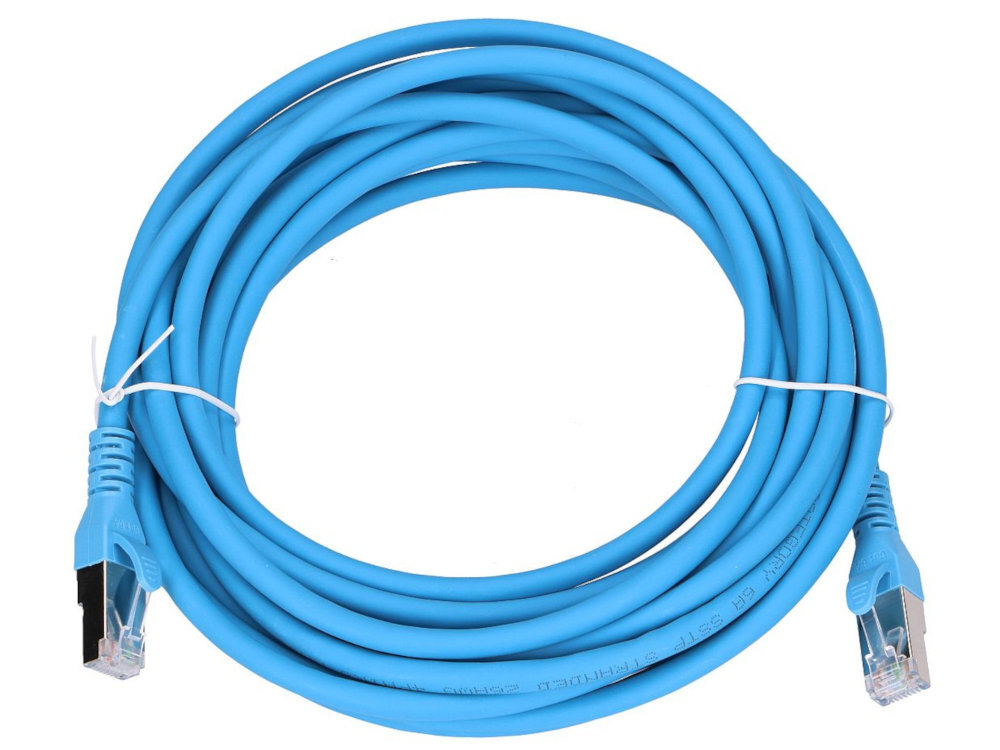 EXTRALINK Kabel RJ-45/RJ-45 Patchcord ekranowany kategorii 6A SFTP Extralink  sieciach Ethernet router, switch, komputer czy telefon VoIP połączeń między patch panelami teleinformatycznych Wysoka elastyczność odporna konstrukcja