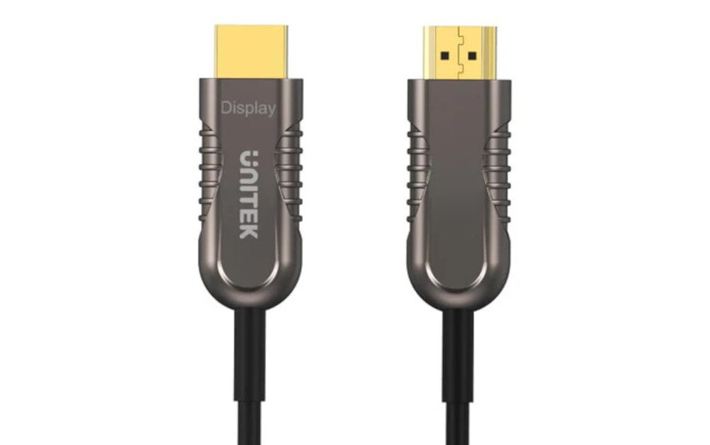 Kabel HDMI - HDMI UNITEK 40 m - Wysoka wydajność, przód kabla, złącza